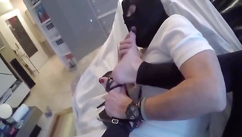 Shemale fucks her boyfriend and she gets fucked too