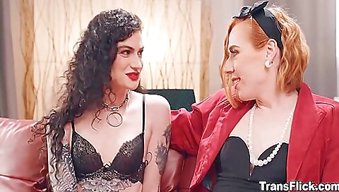 Ts Fucks Colleague During Recording Of 80s-style Tv Drama