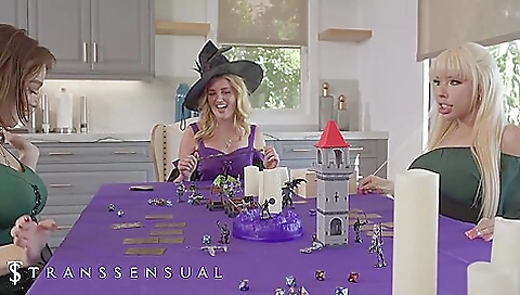 Horny brunette with big tits gets double penetrated