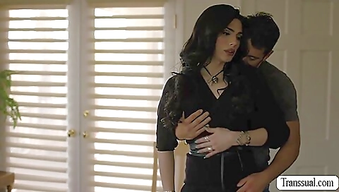 Trans babe is so good that she has a great anal sex pov