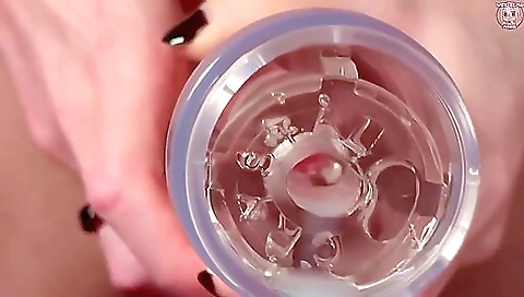 Amateur video showing a dude getting fucked and cum shot